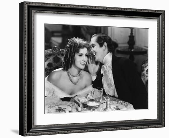 Camille by George Cukor, based on a novel by Alexandre Dumas son, with Greta Garbo, Henry Daniell, -null-Framed Photo