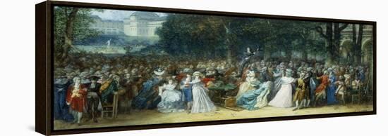 Camille Desmoulins (1760-1794) Au Palais Royale-Joseph Navlet-Framed Premier Image Canvas