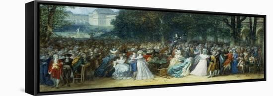 Camille Desmoulins (1760-1794) Au Palais Royale-Joseph Navlet-Framed Premier Image Canvas