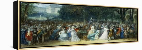 Camille Desmoulins (1760-1794) Au Palais Royale-Joseph Navlet-Framed Premier Image Canvas