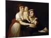Camille Desmoulins with His Wife Lucile and Child-Jacques Louis David-Mounted Giclee Print
