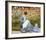 Camille Monet & Child in Artists Garden-Claude Monet-Framed Art Print