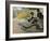 Camille Monet on a Garden Bench, 1873-Claude Monet-Framed Premium Giclee Print