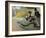 Camille Monet on a Garden Bench, 1873-Claude Monet-Framed Premium Giclee Print