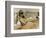 Camille [Monet] on the Beach, Trouville-Claude Monet-Framed Giclee Print