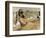 Camille [Monet] on the Beach, Trouville-Claude Monet-Framed Giclee Print