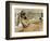 Camille [Monet] on the Beach, Trouville-Claude Monet-Framed Giclee Print