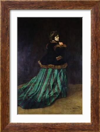 Camille, or the Woman in the Green Dress, 1866' Giclee Print - Claude Monet  | Art.com