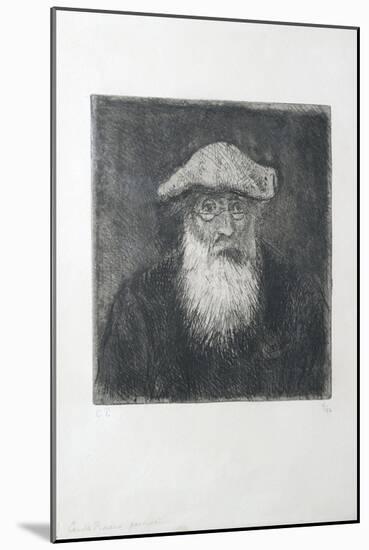 Camille Pissarro, by Himself, C. 1890-Camille Pissarro-Mounted Giclee Print