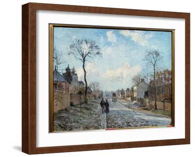 【500円引きクーポン】 Louveciennes De Route La Painting (1830 Pissarro Camille by 絵画
