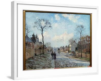 La Route De Louveciennes Painting by Camille Pissarro (1830