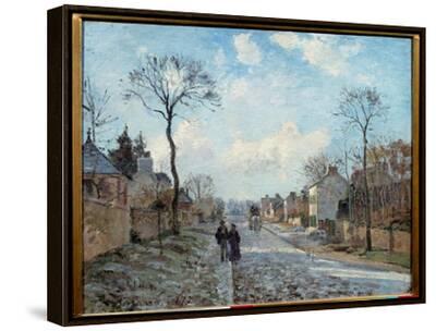 Camille Pissarro、LA GRAND'ROUTE, LOUVECI La route de Louveciennes' Giclee Print - Camille Pissarro