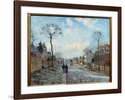 Camille Pissarro、LA GRAND'ROUTE, LOUVECI File:La route de Louveciennes (1870) - Camille Pissarro