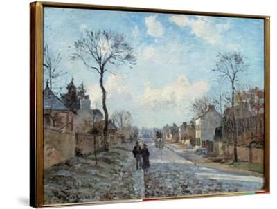 Camille Pissarro、LA GRAND'ROUTE, LOUVECI La Route De Louveciennes Painting by Camille Pissarro (1830