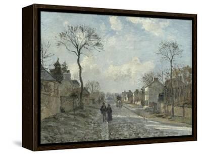 La route de Louveciennes' Giclee Print - Camille Pissarro