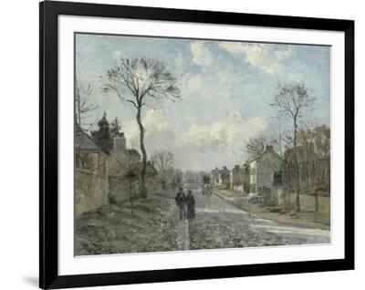 Camille Pissarro、LA GRAND'ROUTE, LOUVECI Camille Pissarro、LA GRAND´ROUTE, LOUVECI