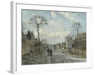 La route de Louveciennes' Giclee Print - Camille Pissarro
