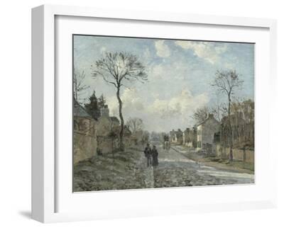 Camille Pissarro、LA GRAND'ROUTE, LOUVECI La route de Louveciennes' Giclee Print - Camille Pissarro