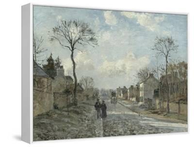 La route de Louveciennes' Giclee Print - Camille Pissarro