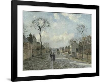 Camille Pissarro、LA GRAND'ROUTE, LOUVECI File:La route de Louveciennes (1870) - Camille Pissarro