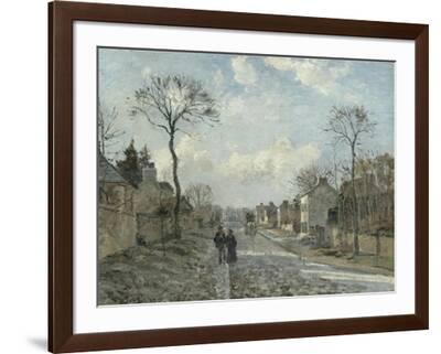 Camille Pissarro、LA GRAND'ROUTE, LOUVECI La route de Louveciennes' Giclee Print - Camille Pissarro