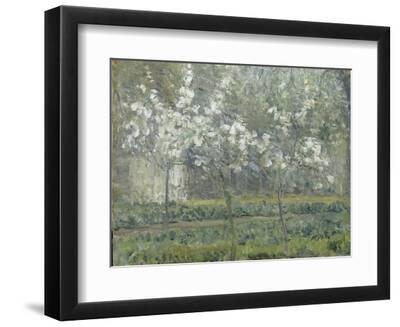 絵画 Camille Pissarro Printemps, Pruniers en Printemps. Pruniers en fleurs - Camille Pissarro | Musée d'Orsay