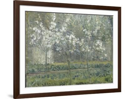 絵画 Camille Pissarro Printemps, Pruniers en Printemps. Pruniers en fleurs - Camille Pissarro | Musée d'Orsay