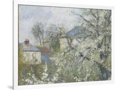 絵画 Camille Pissarro Printemps, Pruniers en Printemps. Pruniers en fleurs - Camille Pissarro | Musée d'Orsay