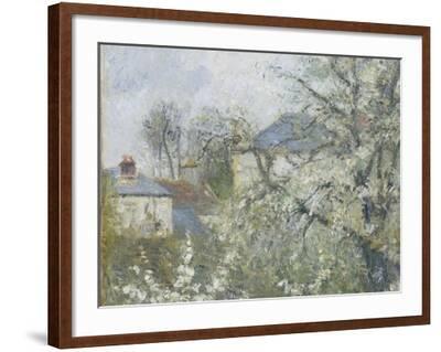 絵画 Camille Pissarro Printemps, Pruniers en Printemps. Pruniers en fleurs - Camille Pissarro | Musée d'Orsay