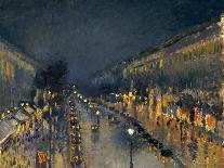 Pissarro: Paris at Night-Camille Pissarro-Giclee Print