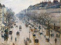 The Boulevard Montmartre on a Winter Morning, 1897-Camille Pissarro-Giclee Print