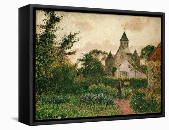 Camille Pissarro / The Church in Knocke, 1894-Camille Pissarro-Framed Premier Image Canvas