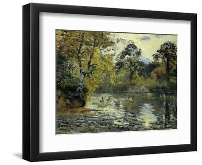 Camille Pissarro、L'ETANG DE MONTFOUCAULT The Pond at Montfoucault; L'Etang De Montfoucault, 1874