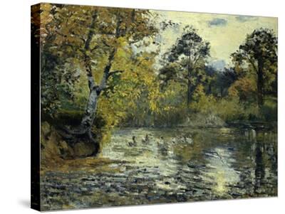 Camille Pissarro、L'ETANG DE MONTFOUCAULT The Pond at Montfoucault; L'Etang De Montfoucault, 1874