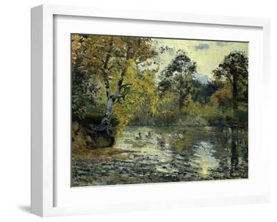 The Pond at Montfoucault; L'Etang De Montfoucault, 1874' Giclee