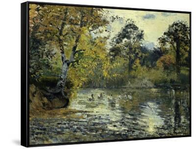 Camille Pissarro、L'ETANG DE MONTFOUCAULT The Pond at Montfoucault; L'Etang De Montfoucault, 1874