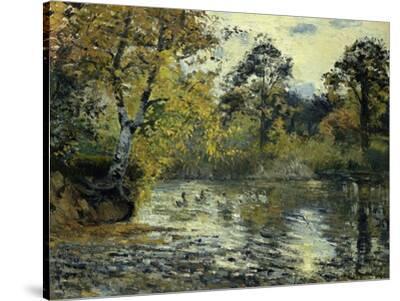 Camille Pissarro、L'ETANG DE MONTFOUCAULT The Pond at Montfoucault; L'Etang De Montfoucault, 1874