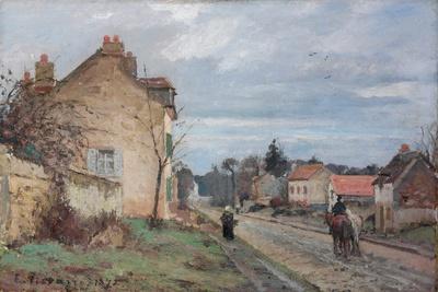 Camille Pissarro、LA GRAND'ROUTE, LOUVECI Camille Pissarro、LA GRAND'ROUTE, LOUVECI Camille Pissarro、LA