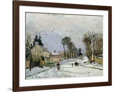 The Versailles Road at Louveciennes, 1869 Giclee Print - Camille