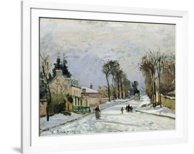 The Versailles Road at Louveciennes, 1869' Giclee Print - Camille