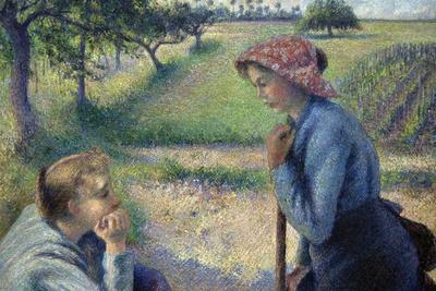 camille-pissarro-two-young-