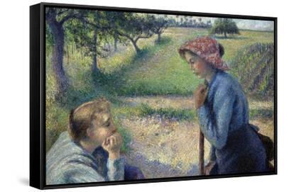 ピサロ、Two Peasant Women by Stream File:Camille Pissarro Two Young Peasant Women The