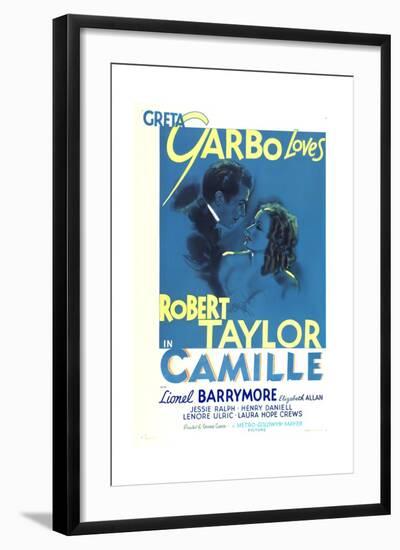 Camille, Robert Taylor, Greta Garbo, 1936-null-Framed Art Print