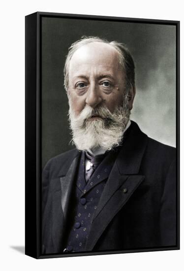 Camille Saint-Saens (1835-1921), French composer, organist, conductor, and pianist of the Romanti-Nadar-Framed Stretched Canvas