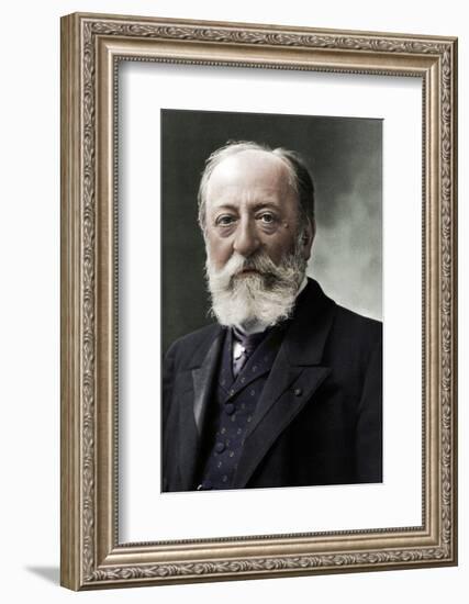 Camille Saint-Saens (1835-1921), French composer, organist, conductor, and pianist of the Romanti-Nadar-Framed Photographic Print