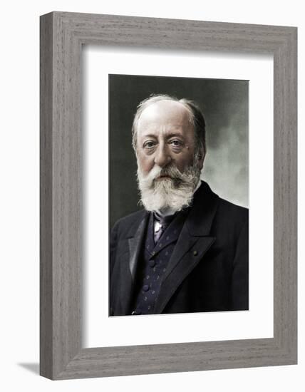 Camille Saint-Saens (1835-1921), French composer, organist, conductor, and pianist of the Romanti-Nadar-Framed Photographic Print