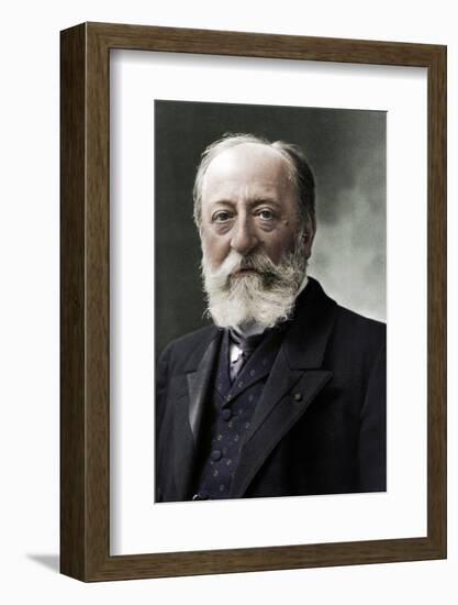 Camille Saint-Saens (1835-1921), French composer, organist, conductor, and pianist of the Romanti-Nadar-Framed Photographic Print