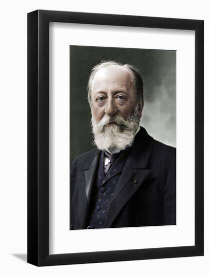 Camille Saint-Saens (1835-1921), French composer, organist, conductor, and pianist of the Romanti-Nadar-Framed Photographic Print