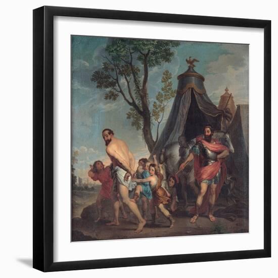 Camillus and the Schoolmaster of Falerii, 1635-1640-Nicolas Poussin-Framed Giclee Print