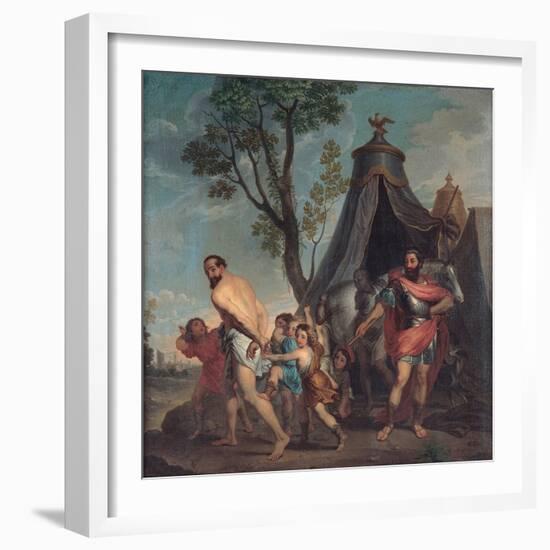 Camillus and the Schoolmaster of Falerii, 1635-1640-Nicolas Poussin-Framed Giclee Print